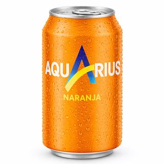 Aquarius Naranja lata 330ml.