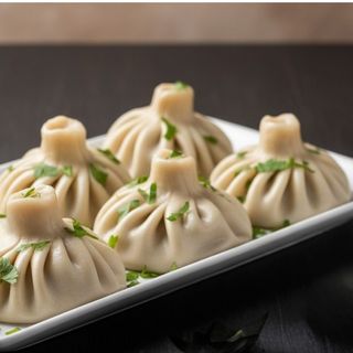 Khinkali rellenos de carne de cordero