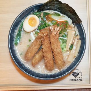 R9 Spicy Ebi Furay Miso Ramen