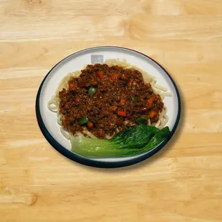 Tallarines con aceite de cebollino aromático
