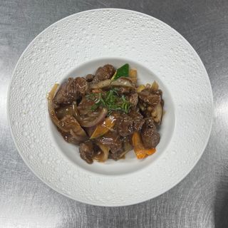 Solomillo Con Bambú Y Setas