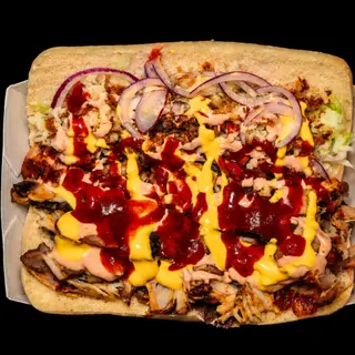 Cheddar Bbq Pita