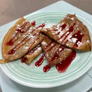 Crepes Con Mermelada De Arándanos