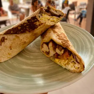 Wrap de pollo cajun
