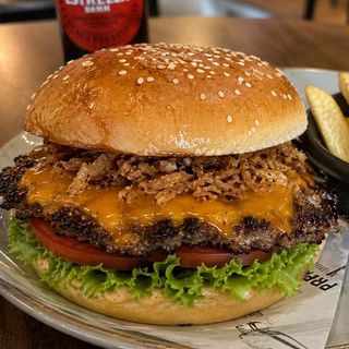 Hamburguesa smash + refresco