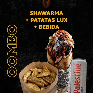 Menú Shawarma + Patatas Luxe + Bebida