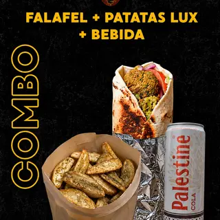 Menú Falafel + Patatas Luxe + Bebida