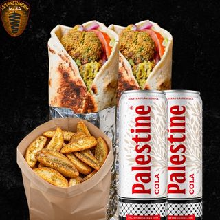 Menú 2P Falafel con Patatas Luxe