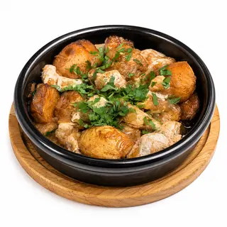 Cerdo guisado con patatas