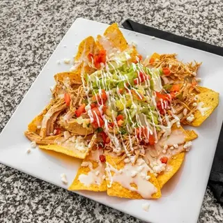 Nachos de pollo