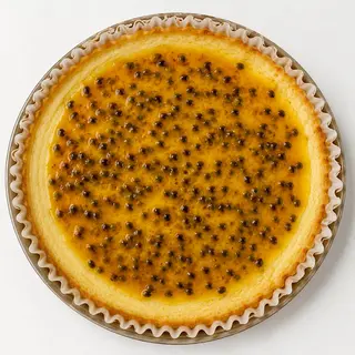 TARTA DE QUESO Y MARACUYÁ
