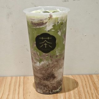 matcha con leche ，oreo y tapioca(700ml)