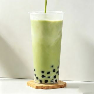 matcha con leche y tapioca (700ml)