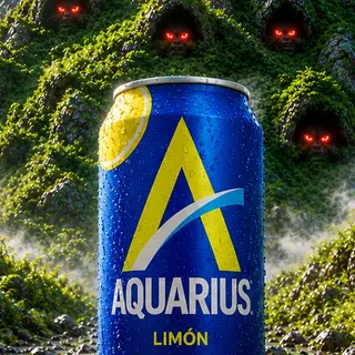 Aquarius Limón lata 330ml.