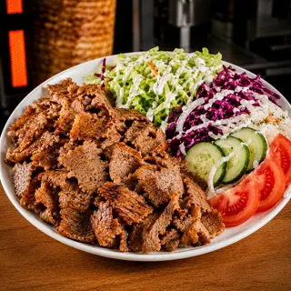 Menú plato kebab