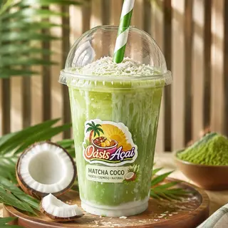 Batido Matcha con coco