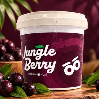 Açaí congelado en un envase de 370 ml