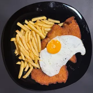 Milanesa A Caballo
