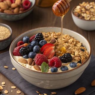 Granola bowl con frutas