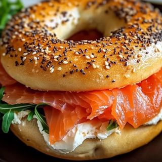 Bagel de salmón