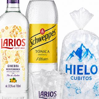 Larios1L+Tonica+Hielo+Pack De Vaso