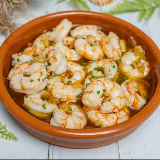 43.Cazuela De Gambas Al Ajillo