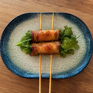 Bacon con cilantro