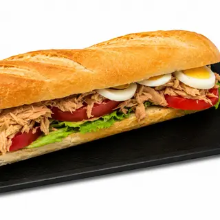 Baguette de Atún y Huevo