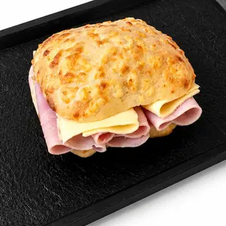 Pan cristal Jamón y Queso