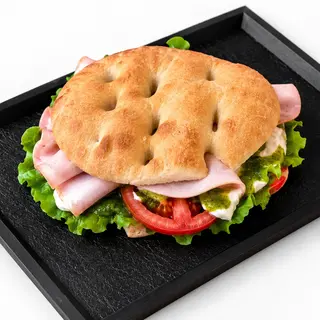 Focaccia de Pavo Braseado
