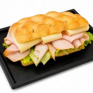 Panini de Pavo Braseado y Queso