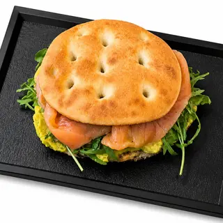 Focaccia de Salmón Ahumado