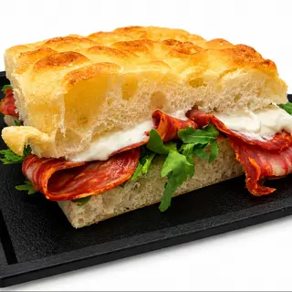 Focaccia de Salame Italiano Picante