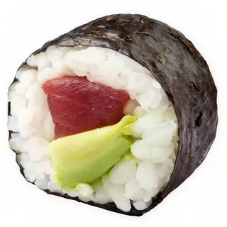 54. Maki de atún y aguacate