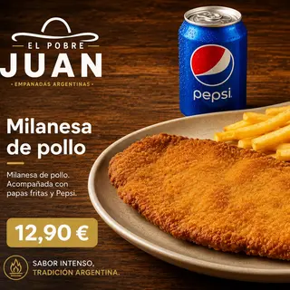 Milanesa pollo
