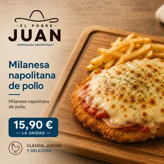 Milanesa napolitana pollo