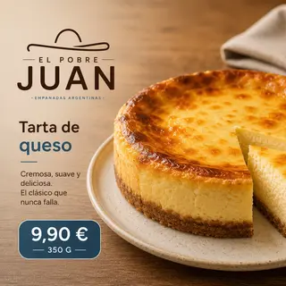 Tarta de queso 350 g