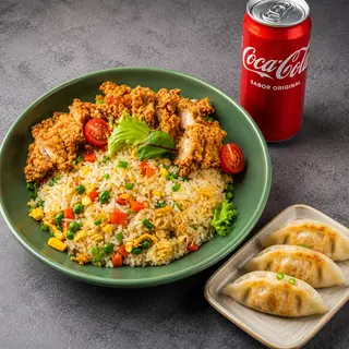 Menú combo arroz frito