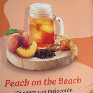 Té frío Melocotón de la playa