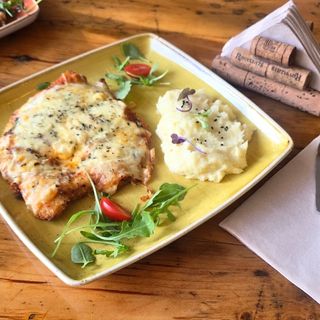 Milanesa a la napolitana de ternera
