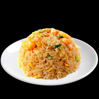 Yakimeshi con gambas
