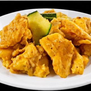 Pollo al curry con leche de coco