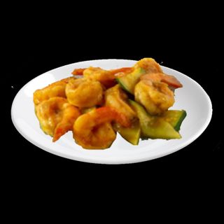 Gambas al curry