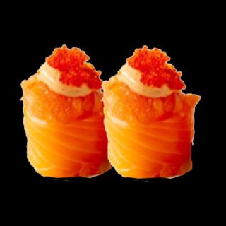 Gunkan de salmón (2 pzs.)
