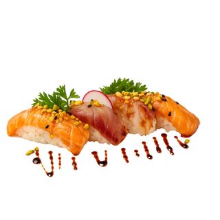 Nigiri flameado mixto