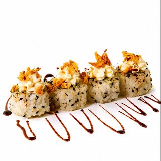 Crispy aguacate roll blanco / 8 Pzs.
