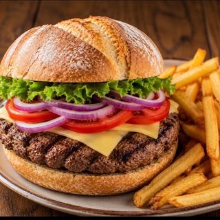 Hamburguesa con queso
