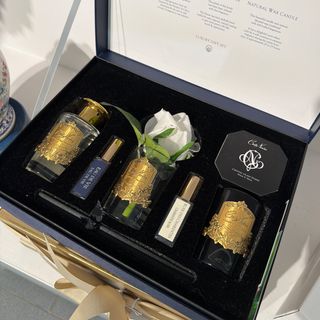 Luxury gift box / de ambientador, vela, y micado COTE NOIRE