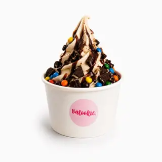 Helado De Yogur Con 3 Toppings