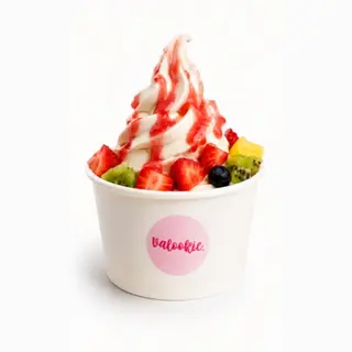 Helado De Yogur Con 5 Toppings
